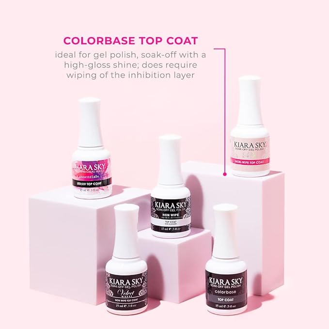 KIARA SKY Gel Polish Base Coat, Adhesive Bond 0.5 fl oz