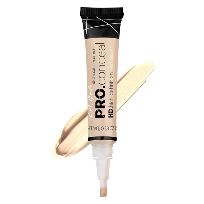 L.A. Girl Cosmetics HD Pro Concealer, Porcelain, , , (LAX-GC969) 0.28 oz