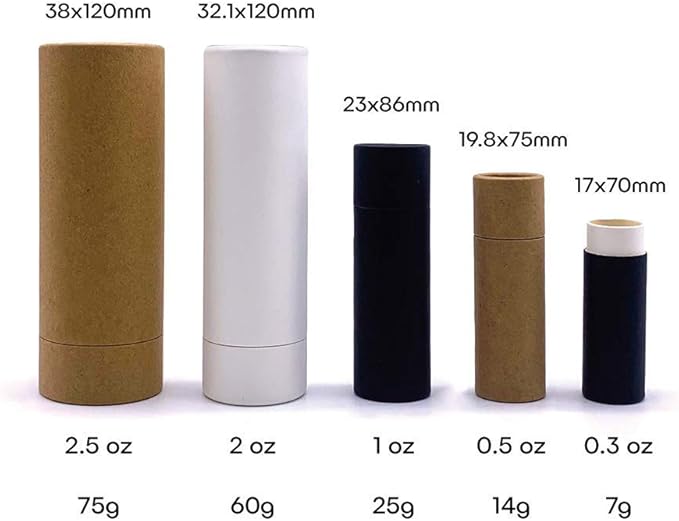 10 Pcs 1oz Cardboard Lip Balm Lotion