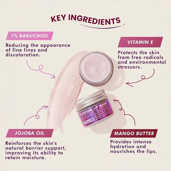 100% Natural Vegan Lip Butter Sleeping Boosting)