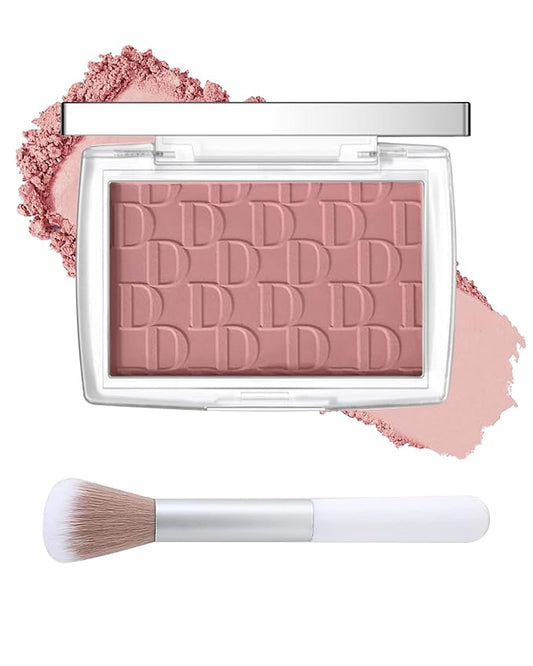 Powder Blush Palette, Matte Powder Makeup Blush for Enhancing -#Rosewood