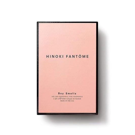 Boy Smells Hinoki Fantôme Eau De Parfum for Men and Women, Genderful Fine Fragrance, Vegan Perfume, Scent Notes of Tobacco, Oakmoss & Leather, 2.2 oz