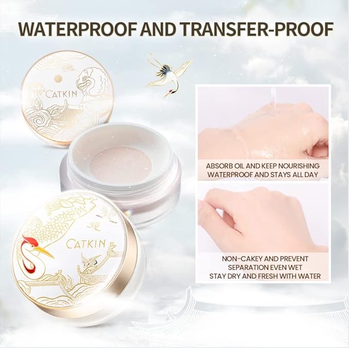 CATKIN Dreamworld Air Makeup Loose Powder Setting Finishing shimmer (C02)