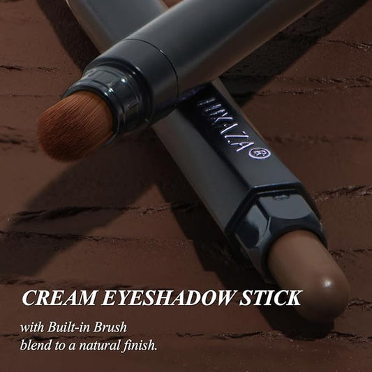 Classic 3PCS Neutral Eyeshadow Stick Makeup Set, Metallic Shimmer Matte Cream Eye Shadow Eyeliner Brightener Pencil Crayon - J2