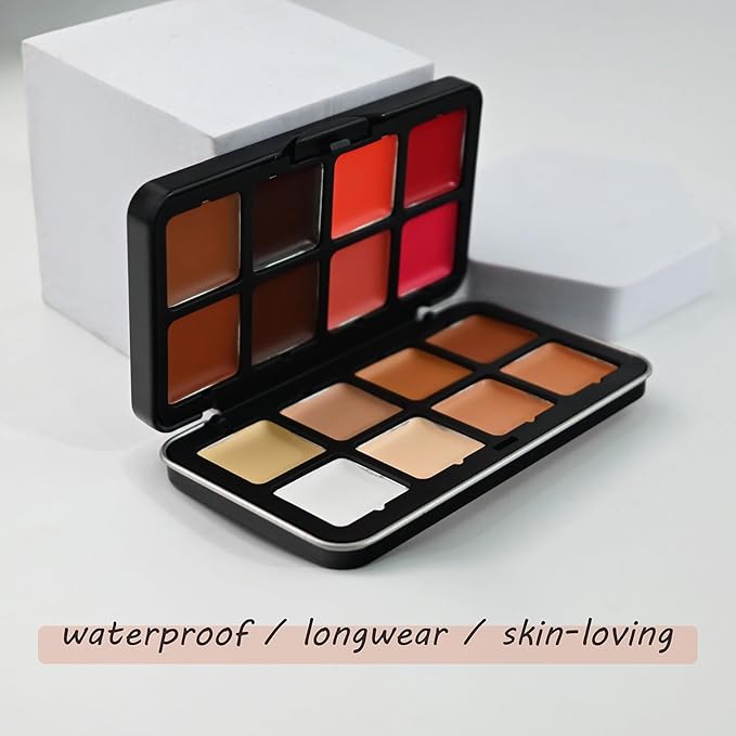 16 Color Cream Makeup Palette, Blush Concealer Highlighter
