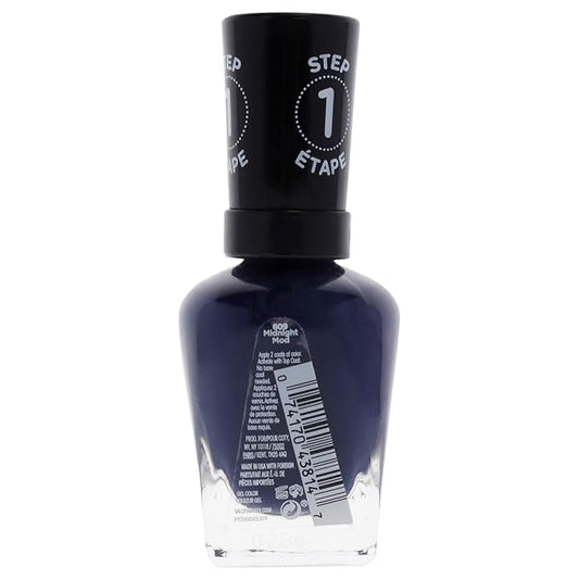 Sally Hansen Miracle Gel Nail Polish, Midnight Mod, 0.5 Fl Oz (Pack of 3)