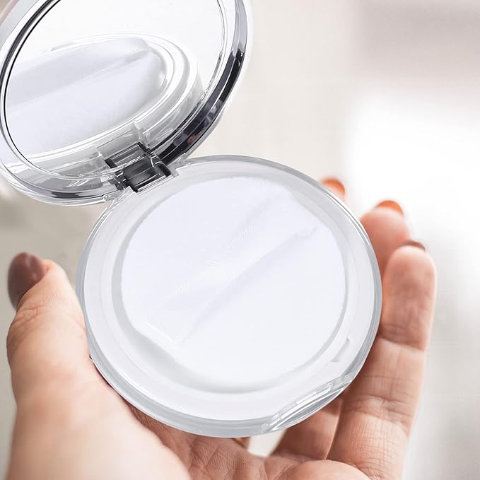 Powder Container 2pcs Loose Powder Containers with Elasticated 5g