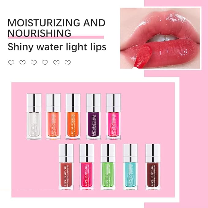 Hydrating Lip Glow Oil, Moisturizing Lip
