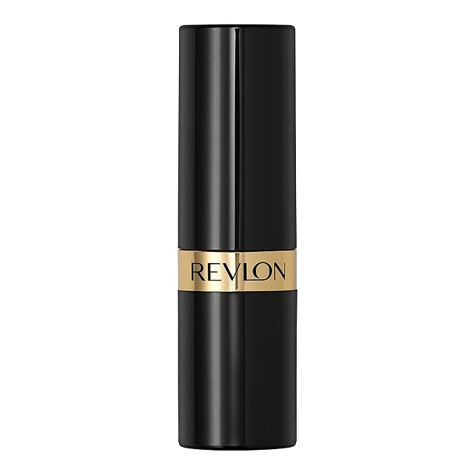 Revlon Super Lustrous Lipstick, Creamy Formula For Soft, Fuller-Looking Lips, Moisturized Feel, 440 Cherries in the Snow, 0.15 oz