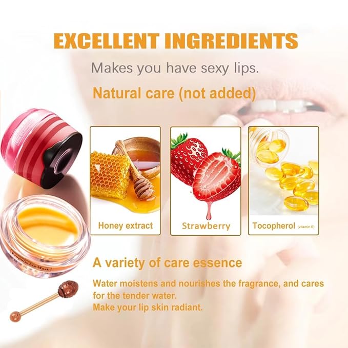 Honey Honey Lip Balm, Exfoliating Honey Lips