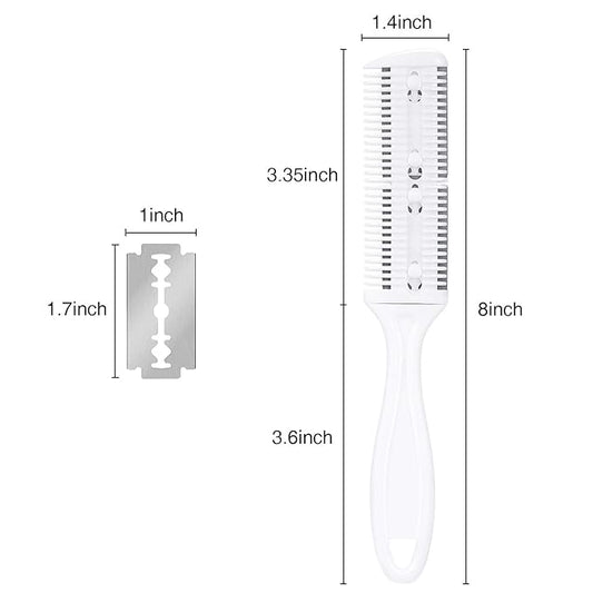 3-Piece Razor Comb Set: Thinning