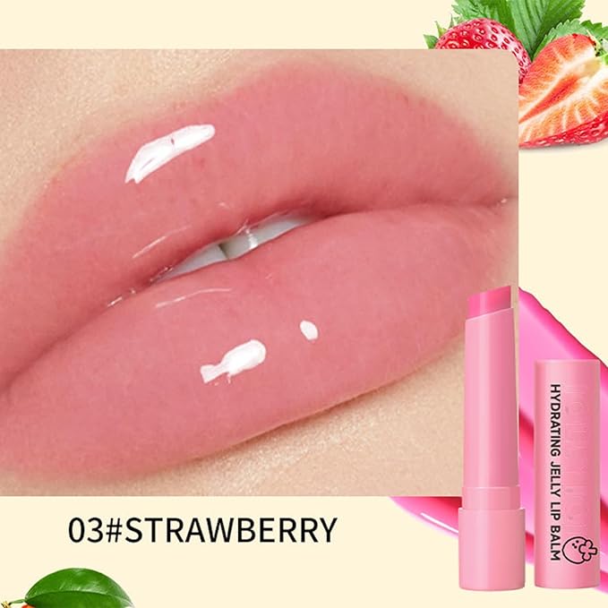 Hydrating Jelly Balm,Tinted Moisturizing Lip Balm