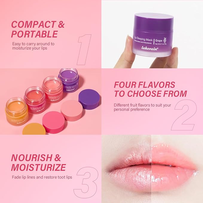 Sleeping Lip Mask, Long-Lasting Nourish &