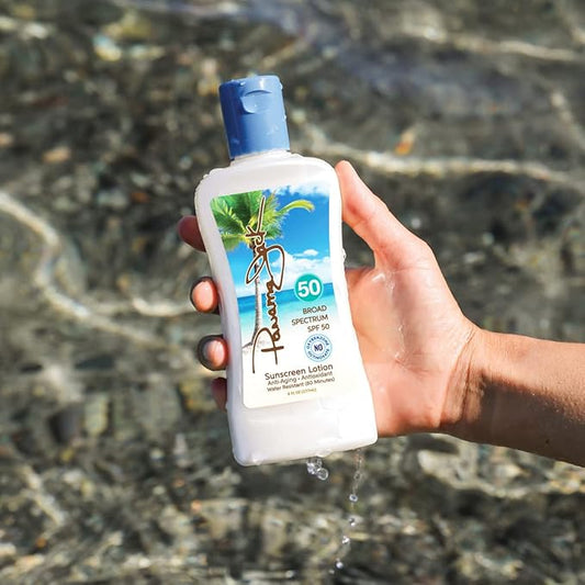 Panama Jack Sunscreen Suntan Lotion - SPF 50, Broad Spectrum UVA/UVB Protection, PABA, Paraben, Gluten & Cruelty Free, 6 FL OZ (Pack of 12)