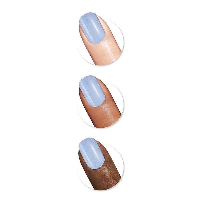 Sally Hansen Miracle Gel™, Travel Seekers Blue Skies Ahead, Long Lasting, Gel-Like Formula, No UV Lamp Needed, Blue Nail Polish