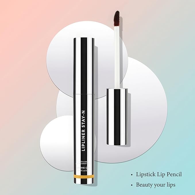 Peel Off Lip Liner Stain – Velvet Lip Glkoss Long-Lasting, Moisturizing & Non-Sticky Matte Lip Lacquer, Pigmented, Smudge-Proof Liquid Lipgloss (maple)