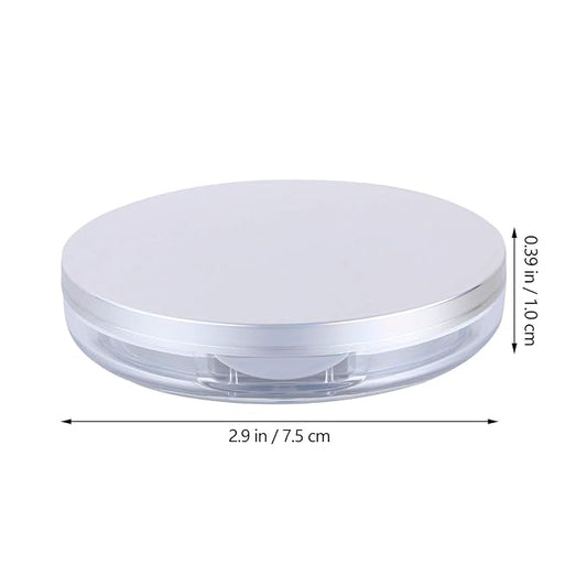 Artibetter Empty Reusable Powder Box 2pcs Loose Powder 5g