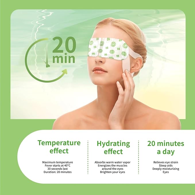 5pcs wormwood steam eye mask,