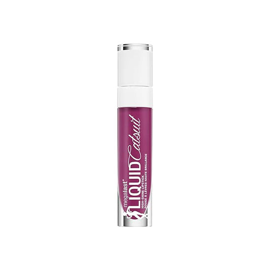 wet n wild Mega Last Catsuit High-Shine Liquid Lipstick Purple Berry Down Lo