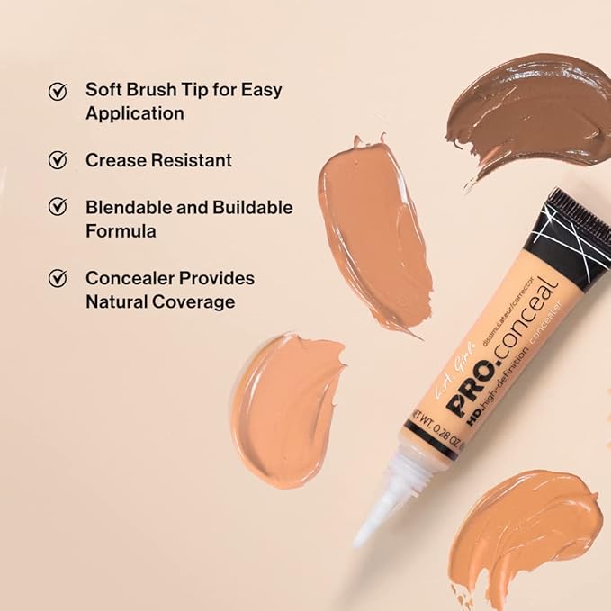 L.A. Girl Pro Conceal HD Concealer, Mahogany, 0.28 0.28 Ounce