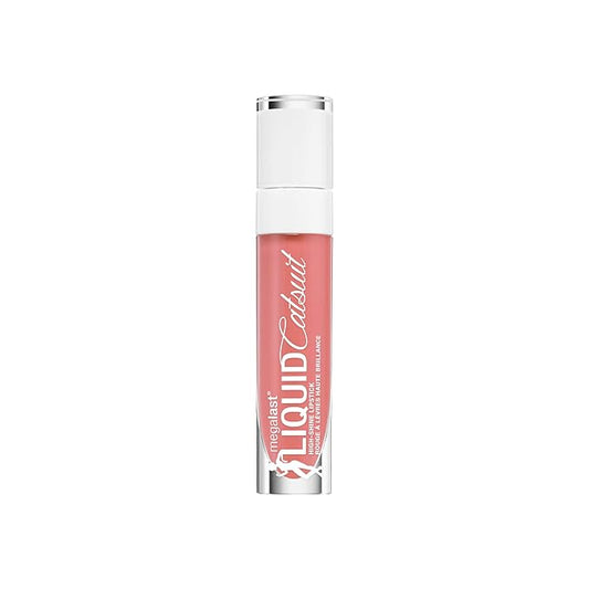 wet n wild MegaLast Catsuit High-Shine Liquid Lipstick Pink Peach Stole My Look