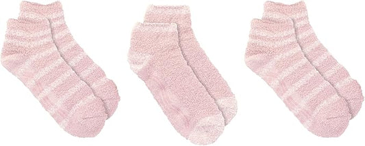 Dr. Scholl's Women's Low Cut Soothing Spa Socks-Lavender & Vitamin E Infused-2 & 3 Pairs-Bottom Grippers