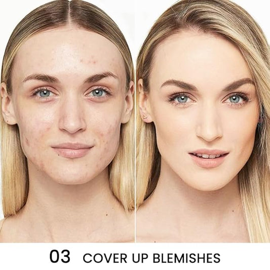 Kaely Tri Color Concealer Pot,Color Correcting Concealer for de ojeras,03