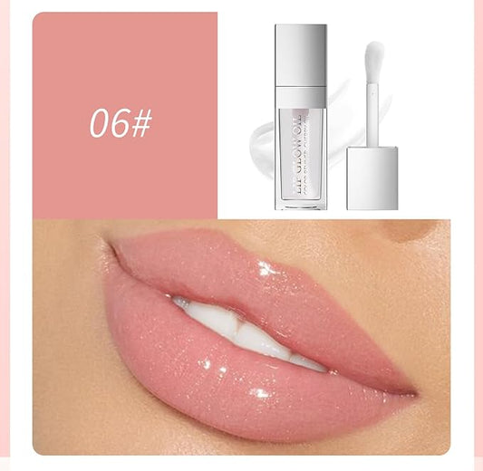 Ultimate Luxe Lip Oil Hydrating Fruit-Flavored Oils with Soft Brush for Moisturized, Full, and Radiant Lips (#06, SINGLE)