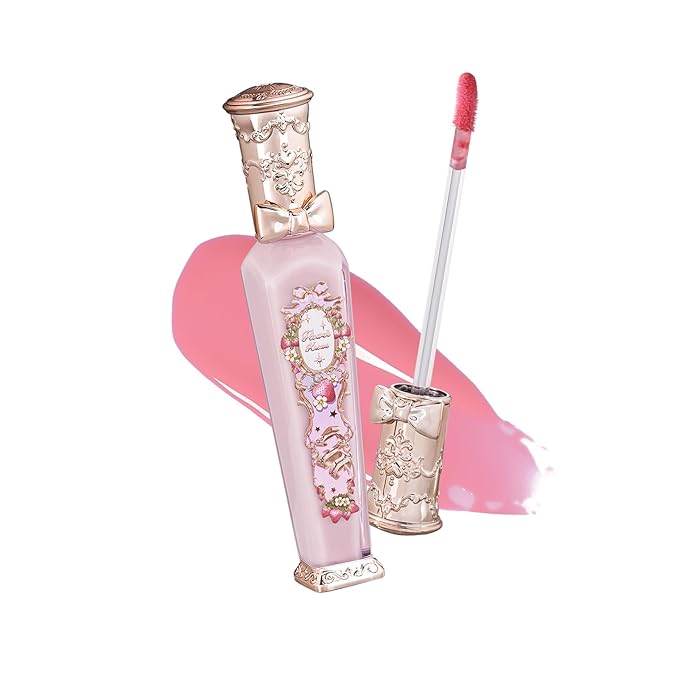 Flower Knows Violet Strawberry Rococo Glowy Lip Gloss G01 Little Angel Matte Lipstick C06