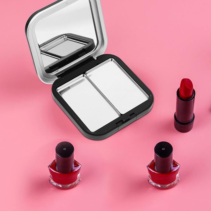 Makeup Pallet Magnetic Travel Containers Eyeshadow Palettes 2pcs