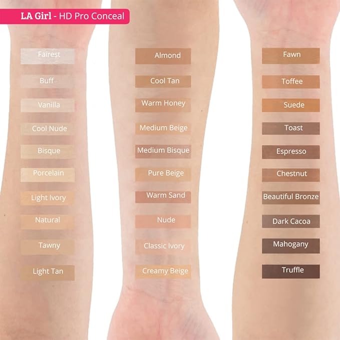 L.A. Girl Pro Conceal HD Concealer, Mahogany, 0.28 0.28 Ounce