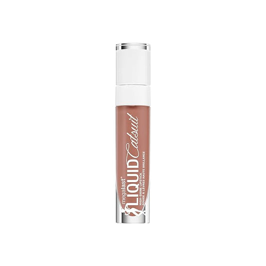 wet n wild Mega Last Catsuit High-Shine Liquid Lipstick Light Pink Chic Got Real (Pack of 2)