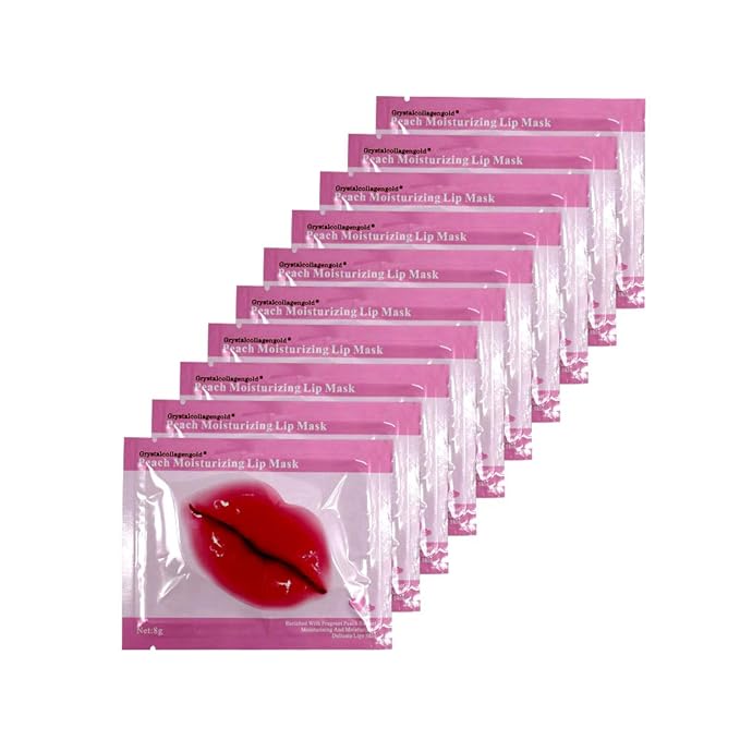 Adofect 30 Pieces Peach Moisturizing Collagen