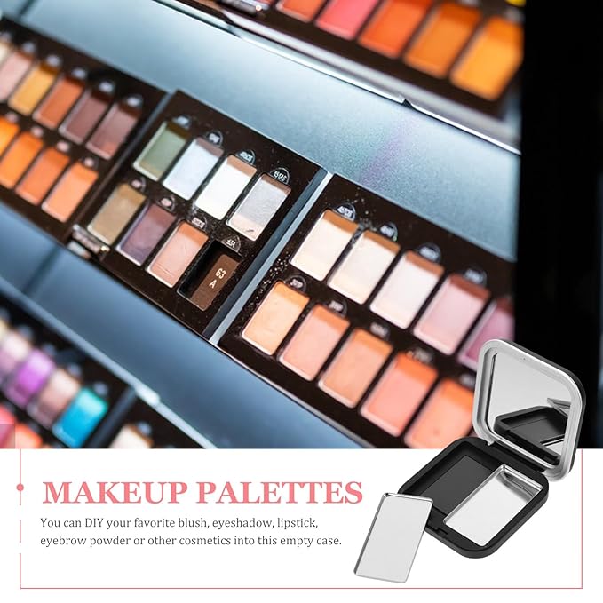 Makeup Pallet Magnetic Travel Containers Eyeshadow Palettes 2pcs