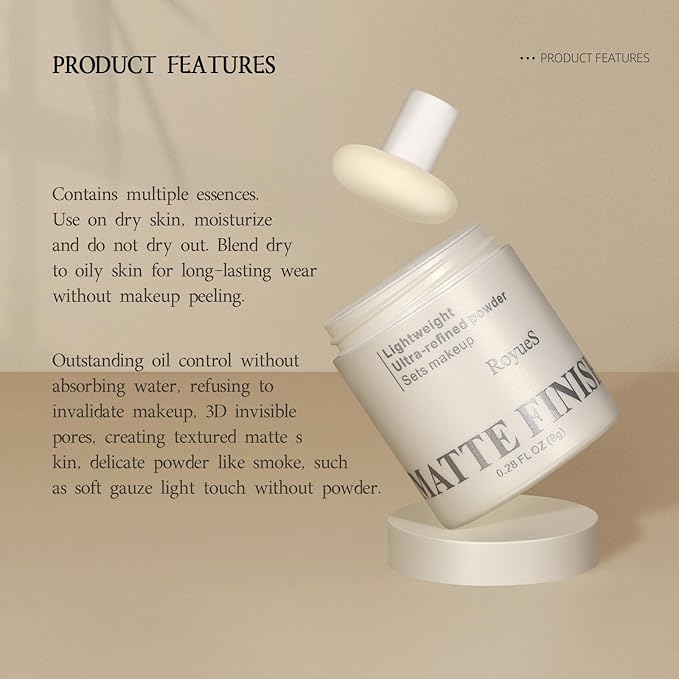 Loose Setting Powder Translucent, Face Matte Finishing Powder