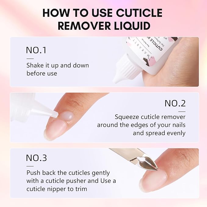 Makartt Cuticle Remover Liquid, 50ml