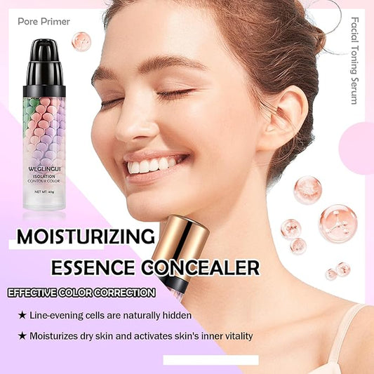2PCS One Step Color Corrector,Tri-Color Color Correcting Facial