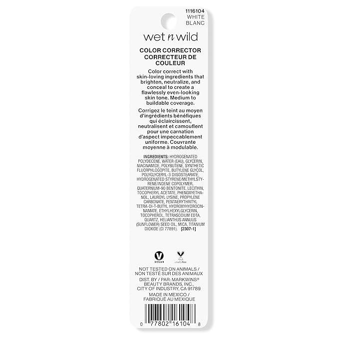 wet n wild Photo Focus Care Color Corrector, Blue Biotin-Infused, Seamlessly Buildable for All Skin Types, Lightweight Formula for Flawless Correction, Vegan & Cruelty-Free - Blue