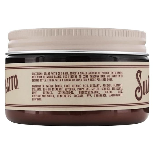 Suavecito Pomade Matte Hair Cream With DHT Blocker For Hair Regrowth - Low Shine Light Hold For Styling Thinning Hair To Look Thick & Full With Volume