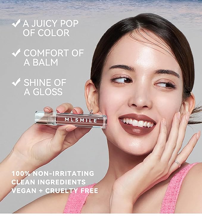 3Pcs Lip Gloss Collection Makeup Set, Shimmery Smooth Lip Glosses for for Girls Women, Soft Liquid Long Lasting Lip Glosses Set with Rich Varied Colors 01