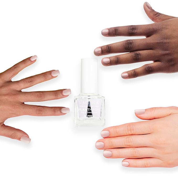 Pacifica Natural Nail Polish – Plant Magic Translucent Pearl White Nail Polish - Plant Based, Non-Toxic & Clinically Tested - Lasting Colors, Chip-Resistant, Clean Beauty, Dermatologist Approved Matte