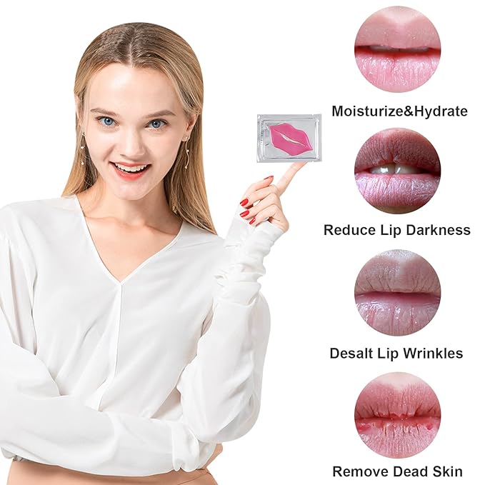 Adofect 30 Pieces Peach Moisturizing Collagen