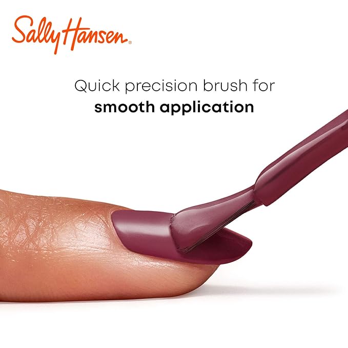 Sally Hansen Miracle Gel, V-Amplified, Long Lasting, Gel-Like Formula, No UV Lamp Needed, Opaque, Shiny Purple Nail Polish