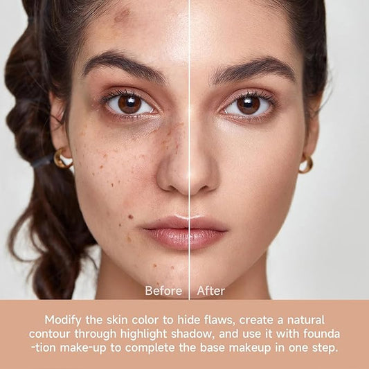 Professional Makeup Cream Contour Palette, Joyeee 8 Colours