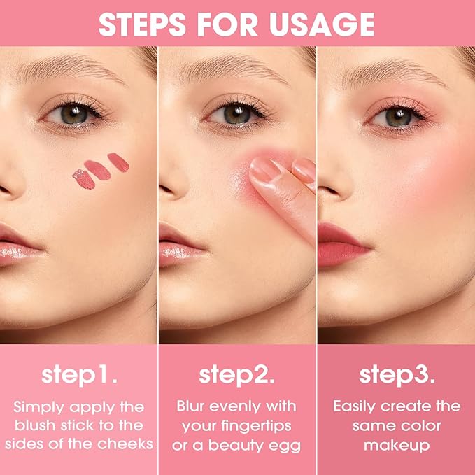 Jolilab Liquid Blush - High Pigment, Long - Lasting, Buildable Color for a Natural Glow（06#）