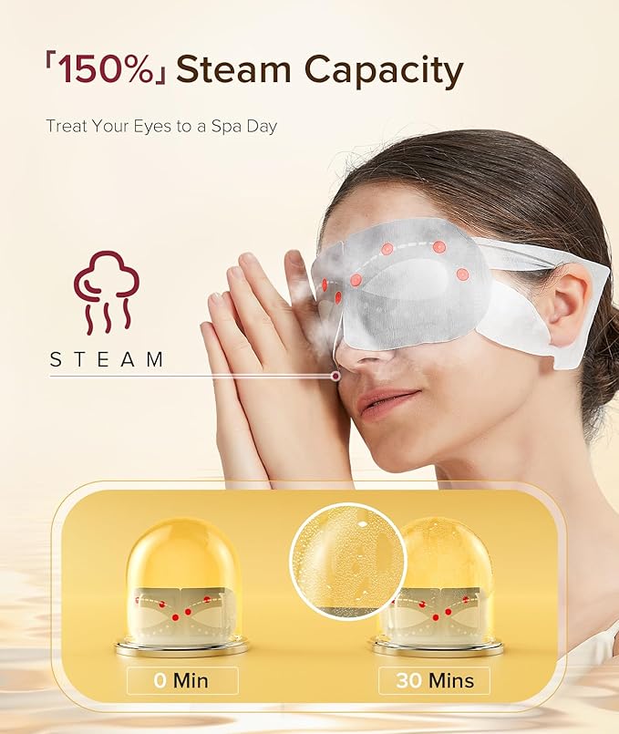 3d self heated eye mask