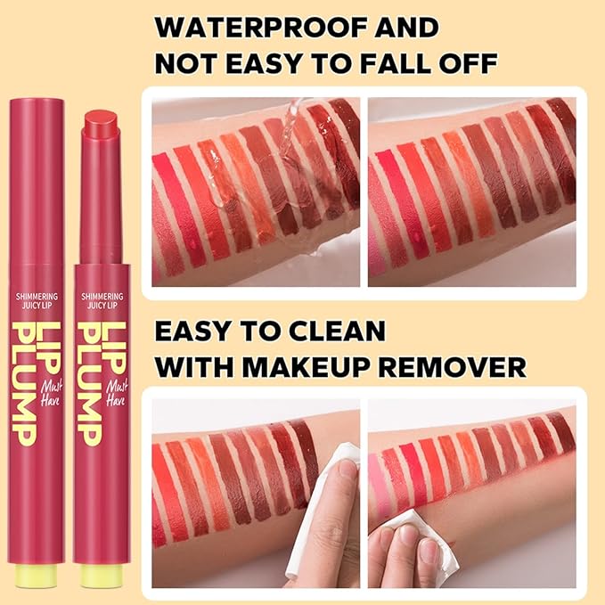MAEPEOR Hydrating Lip Plumper 12 Colors Balm（Color