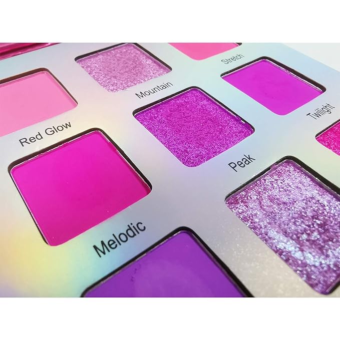 Highly Pigmented Eyeshadow Palette, 9 Color Bright Eye