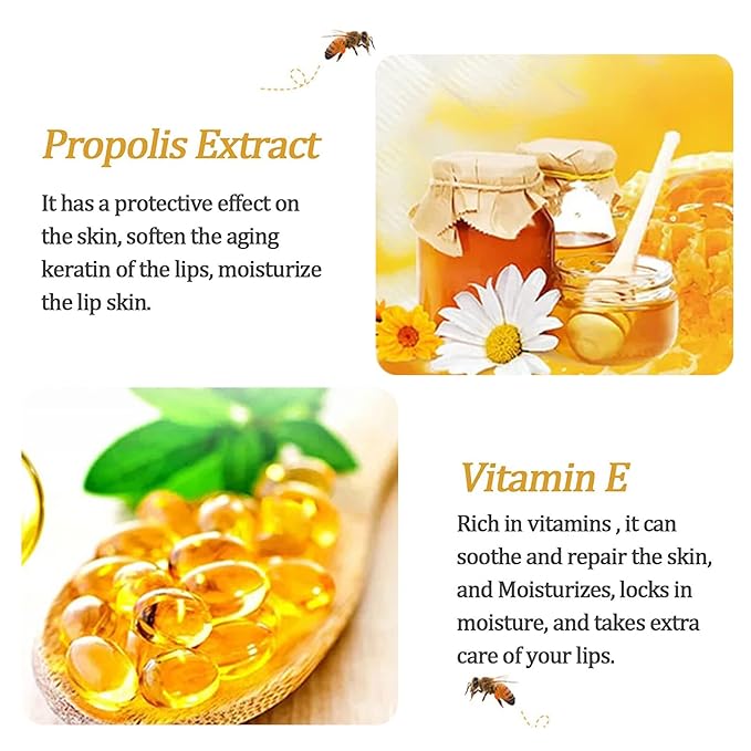 Honey Lip Balm Pot, Honey Lip Exfoliator