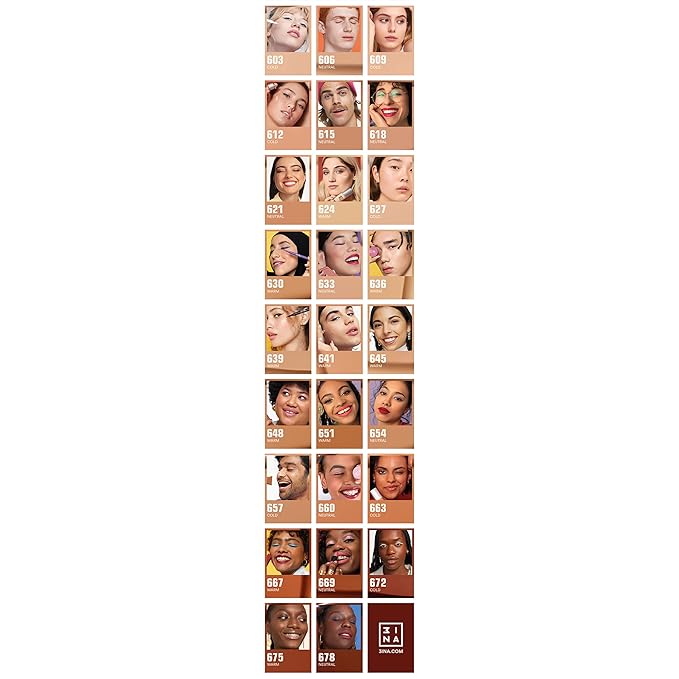 3INA The 24H Foundation 660-24H Long-Wearing Formula - 01 Oz